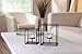 Hosley Modern Art Style Candle Holders with Clear Glass Tealight Holder Elegant Home Decor with Tealights Included 5.5