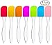 Acerich 7-Piece Non-Stick BPA Free Silicone Spatulas Rubber Spatula Set Heat Resistant Silicone Kitchen Utensils