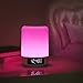 Bedside Lamps - ALECTIDE Bluetooth Speakers, Table Lamp Touch Sensor Dimmable Colors Night Lights 4 Level Brightness Changing, (White)