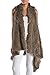 Triple9shop Women's 100% Warm Faux Fur Long Vest Fluffy Cardigan