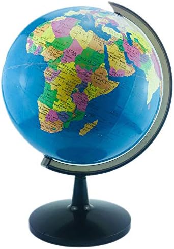 Xigeapg World Globe, 12.6 Inch Globe of Perfect Spinning Globe for Kids, Geography Students, Teachers, Easy Rotating Swivel