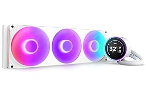 NZXT Kraken Elite 420 RGB 2025 - AIO CPU Liquid Cooler - 420mm Radiator - F420 RGB Core Fan - Customizable 2.72" IPS LCD - NZ