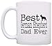 ThisWear Dog Lover Mug Best German Shepherd Dad Ever Dog Puppy Supplies Gift Coffee Mug Tea Cup White