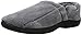 Isotoner Men's Microterry Moccasin Slipper with Memory Foam, Heel Cushion and Versatile Sole