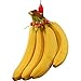 Banana Bungee Original Hanger-Under Cabinet Banana Hook & Holder-Made in USA-Red-Screw Anchor
