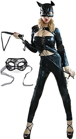 Amazon Co Jp キャッツアイ ボンテージ コスプレ キャットウーマン バットマン レディ ハロウィン 仮装 大人 セクシー 衣装 Cos服 パレード パーティ 余興 キャッツアイb ホビー
