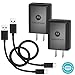 Motorola TurboPower 15+ QC3.0 Wall Chargers with USB-C Cables for Moto X4, Z2 Force/Play, Z3 Play, Z4, G7,G7 Play,G7 Plus, G6, G6 Plus[Not G6 Play] Type C Devices (Retail Box), [2 Pack, 3.3ft Cables]