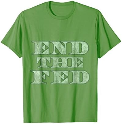 Mens End the Fed T-Shirt Medium Grass