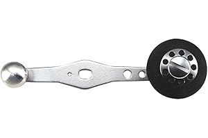 GENERIC Fancyes Metal Single Power Baitcasting Fishing Reel Handle W/EVA Knob Replacements