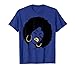 Afro Diva Black Girl Magic Lips Natural Hair Melanin Queen T-Shirt