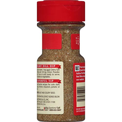 McCormick Celery Salt, 4 oz Buy Online in UAE. Grocery Products in