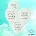 30pc White Remembrance Memorial Funeral Balloons Biodegradable Helium Quality for Balloon Releases 