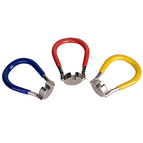 Finance Plan Durable MTB Bike Bicycle Wheel Spoke Nipples Key Wrench Spanner Repair Tool - Yellow - Thumbnail 7