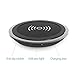 1byone Ultra-Slim Wireless Charger, Wireless Charging Station for Samsung Galaxy S7/S6/Edge/Plus, Note 5, Nexus 4/5/6/7, Nokia Lumia 920, LG Optimus Vu2 and All Qi-Enabled Devices, Black