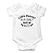 CBTwear Little Peanut Baby Bodysuit - Adorable Boy Girl Romper Clothing Funny Cute Infant Outfit Unisex (6 Months, White)