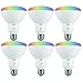 Sylvania Osram Lightify Smart Home 65W BR30 White/Color LED Light Bulb (6 Pack)