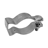 Morris Products Conduit Hanger With Bolt Features -3/4 Inch - Secures Rigid, EMT Conduit to Mounting Surfaces - Insulated Supports - Zinc-Plated Steel - Threaded Rod - 100 Pieces