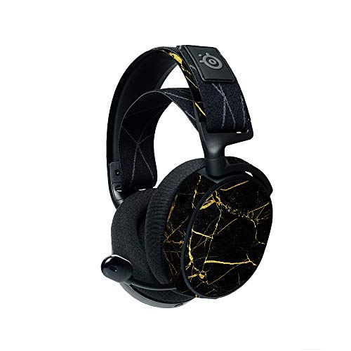 MightySkins Compatible with Steelseries Arctis 7 Gaming Headset (2019) - Black…