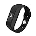 NotoCity Compatible Garmin Vivofit 3 Bands Soft Silicone Watch Band for Garmin Vivofit 3/Vivofit JR Smartwatch (Black)