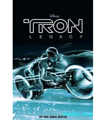Amazon.com: Tron Legacy Light Cycles Movie Poster Family