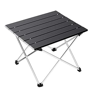 Ledeak draagbare campingtafel, lichtgewicht klaptafel met aluminium tafelblad en draagtas, gemakkelijk mee te nemen…
