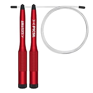 PICSIL Anna professioneel verzwaard springtouw, springtouw voor double-unders, cross-training, boksen, fitness…
