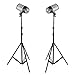 Neewer 2 Packs 9 feet/260 centimeters Photo Studio Light Stands for HTC Vive VR, Video, Portrait, and Product Photography