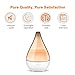 InnoGear 2019 Vase-Shaped Essential Oil Diffuser, Elegant Transparent Cover Cool Mist Humidifier Ultrasonic Aromatherapy Diffusers with Unique Breathing Lights Waterless Auto-off for Home Yoga Office