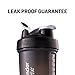 BlenderBottle Shaker Bottle with Pill Organizer and Storage for Protein Powder ProStak System, 22-Ounce, Pebble Grey