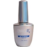 KUPA EnrichRx Soft Gel Tip Adhesive, Soak-Off Nail Tip Glue, Pre-Roughened Soft Gel Tip System, Quick Cure, Long-Lasting Wear, 0.57 fl oz