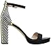 NINE WEST FOOTWEAR Women's Dempsey Fabric Heeled Sandal