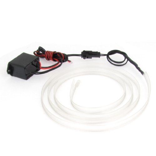 uxcell Ice Blue 1M Sewable EL Wire Light + Controller