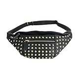 Women's Studded Fashion Fanny or Waist Pack - adjustable fit up to 42 inch waist