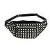 Women's Studded Fashion Fanny or Waist Pack - adjustable fit up to 42 inch waist