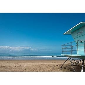BRAND_NAMELifeguard Hut in Southern California Wall Decor