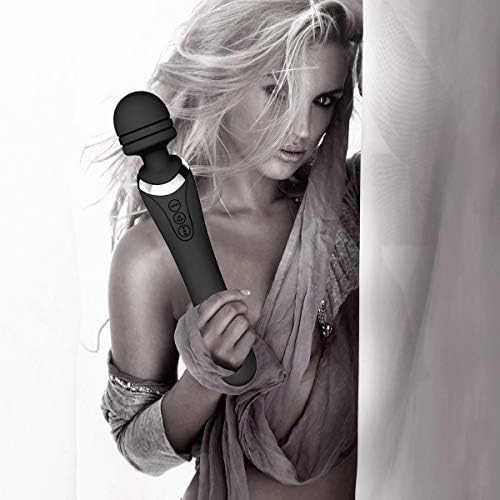 Powerful Rabbit Dual 12 Speeds T-hrusting R-otating Novelty Wand Toy for Women&Couples