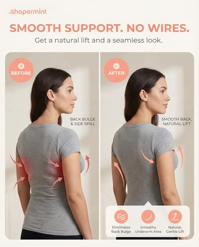 SHAPERMINT Wireless Bras for Women, Wireless Bra, Women's Bras, Bralettes for Women