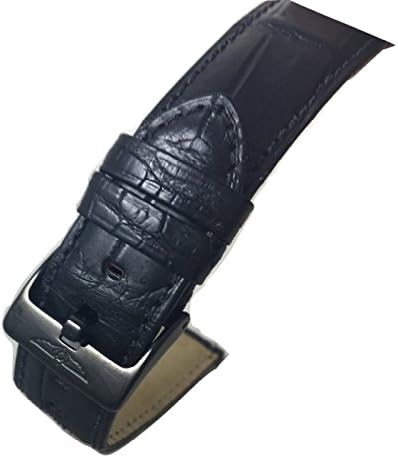Original Invicta 22mm Black Genuine Alligator Quick Adapters Watch Band Fits Samsung Gear 3 Frontier &amp; Classic