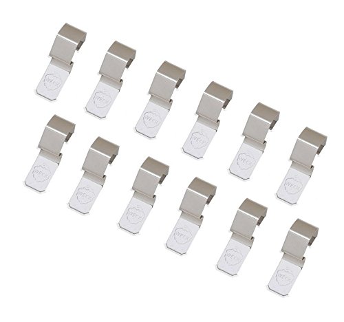 Weck Stainless steel clips, 2 cm