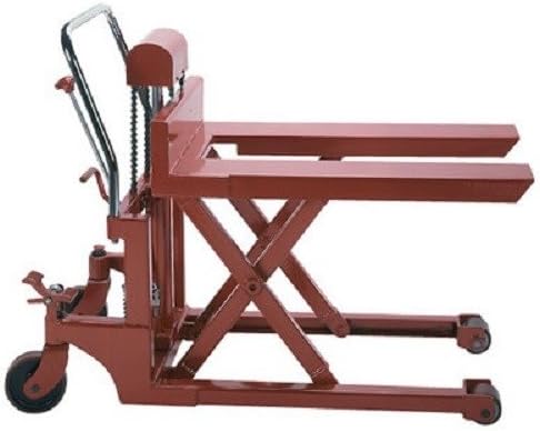 Wesco Heavy Duty Hydraulic Pallet Lifter Lifts from 35" to 35" 27" Wx44" L 1100#