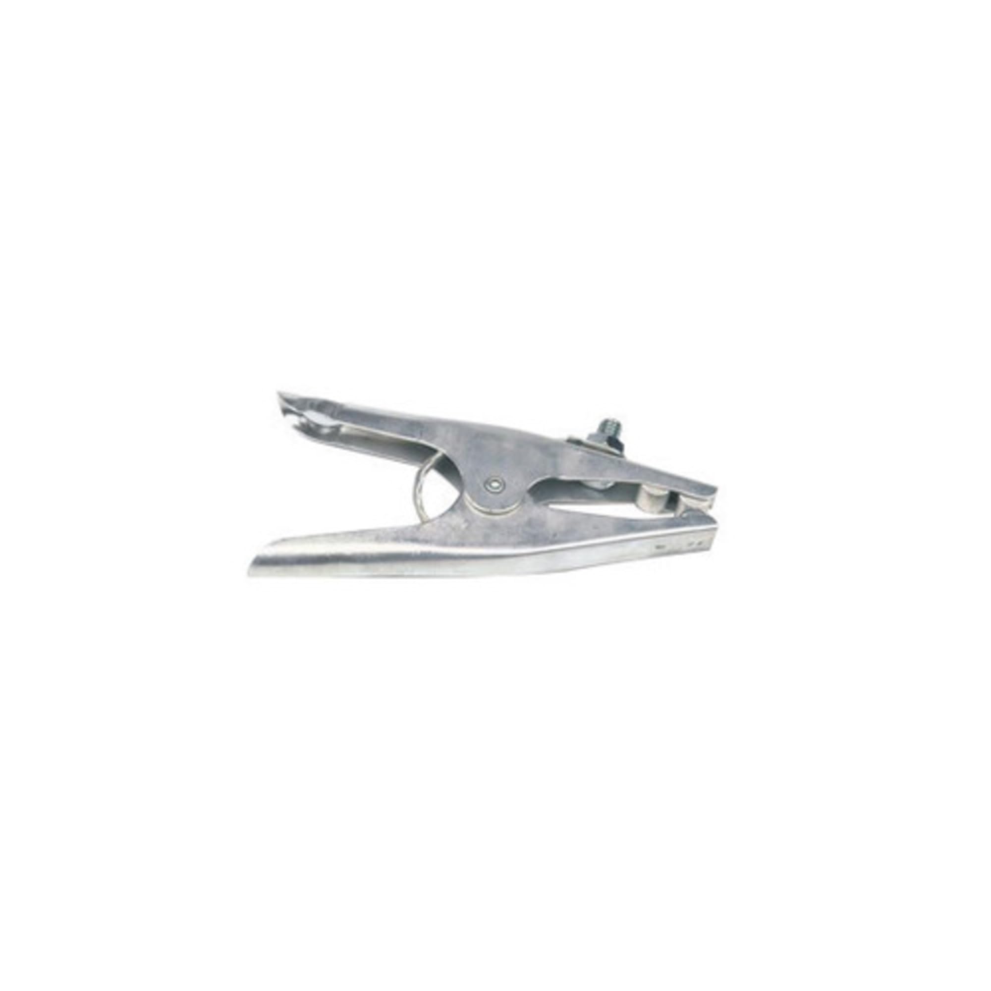 Lincoln Electric K910-2 Heavy Duty Wide Ground Clamp - 500 Amp Rating - Copper Plated Jaw - Braided Copper Shunt