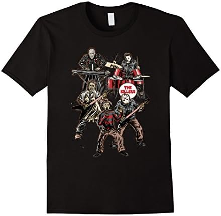 Mens Horror Metal Band XL Black