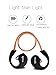 Bluetooth Headphones, Bluesim 4.0 Wireless Headphones Running Gym Exercise for Iphone 6 Plus 5s 4s Galaxy S6 S5 and Android Tablet (Orange)