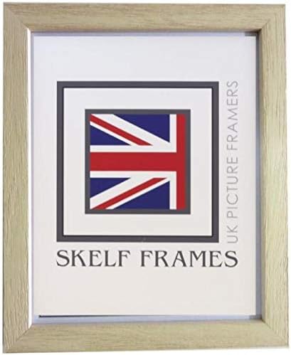 Skelf Frames 7 X 4 Inches Picture Photo Frame In Thin White Driftwood Effect With Glass Hand Made In Yorkshire Multiple Sizes And Colours Amazon Co Uk Kitchen Home