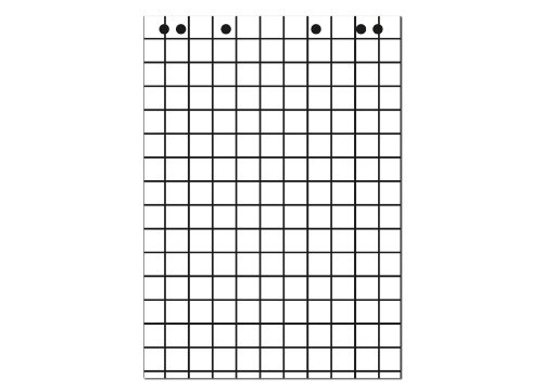 [- LANDRE 100050592 Flipchart-Blöcke 5 Blöcke 68 x 98 cm kariert (20 Blatt je Block) 80 g