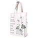 Andes Art Print Classic Multi Pocket Canvas Zip Shoulder Bag, The Giraffes Family