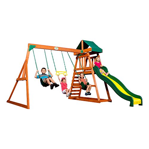 Backyard Discovery 65011 Prescott All Cedar Playset Swing Set