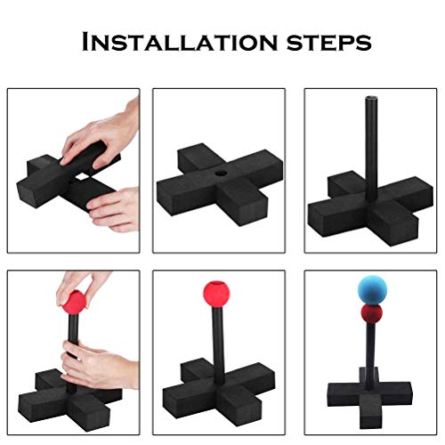 image for Aoneky Mini Foam Tball Set for Toddlers - Carry Bag Included - Best Ba