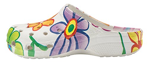 The Paragon Women's Clogs - Floral, Non Slip, Soft Shoes 10 B(M) US - Thumbnail 4