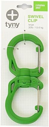 Tyny Tools Swivel Carabiner: Large, Green, Each by Tyny Tools